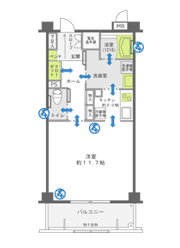 Aタイプ間取図