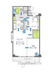 Bタイプ間取図