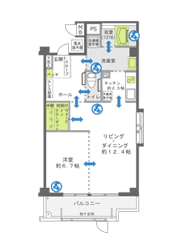 Cタイプ間取図